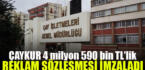 ÇAYKUR 4 milyon 590 bin TL’lik reklam sözleşmesi imzaladı