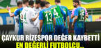 Çaykur Rizespor kadrosu değer kaybetti