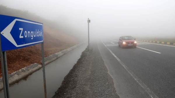 Zonguldak’ta yoğun sis