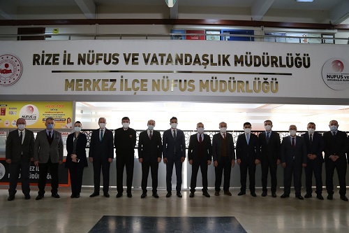 Rize’nin 7 İlçesindeki Nüfus Müdürlüğü, “Konsept Nüfus Müdürlüğü”ne Dönüştürüldü