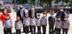 KURTULUŞ İLK/ORTAOKULUNU ZİYARET EDEREK YÜZ YÜZE EĞİTİM GÖREN ÖĞRENCİLERİN SEVİNCİNE ORTAK OLDU