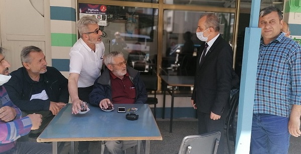 Merkez İlçe Başkanı Topaloğlu, Kendirli Beldesinde Esnaf Ziyaretleri Gerçekleştirdi