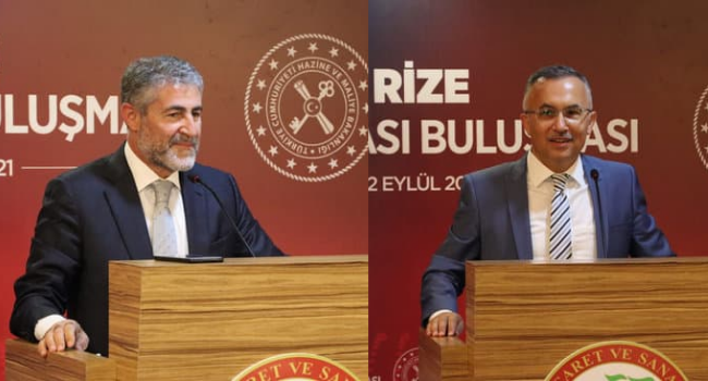 Hazine ve Maliye Bakan Yardımcısı Dr. Nureddin NEBATİ ve Vali Kemal ÇEBER, Rize İş Dünyası ile Buluştu.