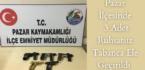 PAZAR İLÇESİNDE 3 ADET RUHSATSIZ TABANCA ELE GEÇİRİLDİ