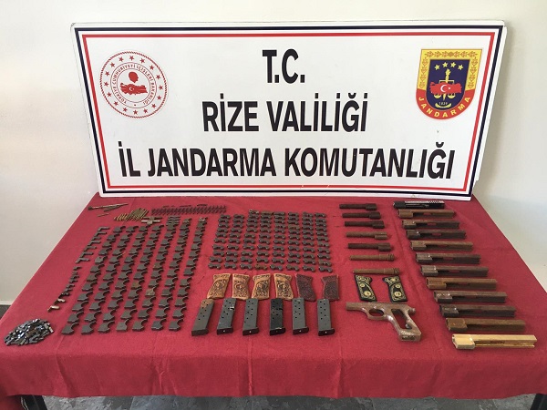 Rize Ardeşen’de 6136 SKM (Silah İmal ve Ticareti Olayı)