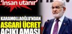 Temel Karamollaoğlu’ndan asgari ücret açıklaması