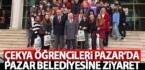 Erasmus öğrencilerinden Pazar Belediyesine Ziyaret