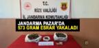 Jandarma 573 gram esrar yakaladı
