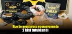 Rize’de uyuşturucu operasyonunda 2 kişi tutuklandı