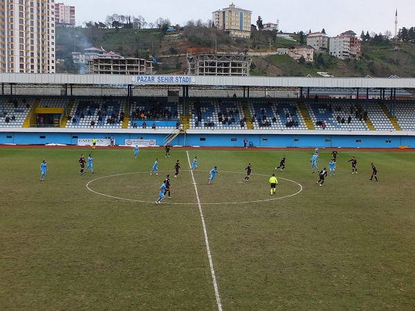 Pazarspor 1-0 kazandı