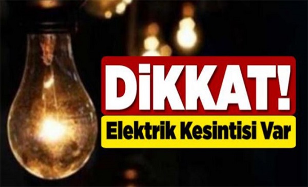Dikkat! Pazar’da Elektrik kesintisi