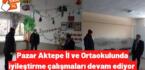 Pazar Aktepe İlk ve Ortaokulunda İyileştirme Çalışmaları Devam Ediyor