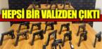 Rize’de Valizinden 20 tabanca çıkan yolcu tutuklandı