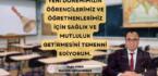 Rize İl Milli Eğitim Müdürü Engin Emen’in 2. Dönem Mesajı