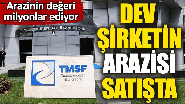 Dev şirketin arazisi satışta