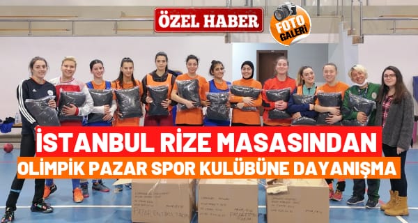 İstanbul Rize Masasından Olimpik Pazar Spor Kulübüne Dayanışma