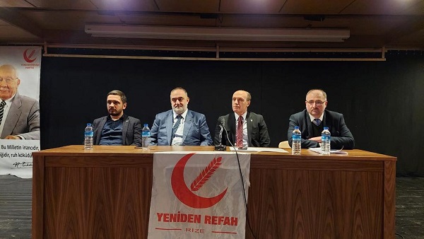 Yeniden Refah Rize İl Divan toplantısını yaptı