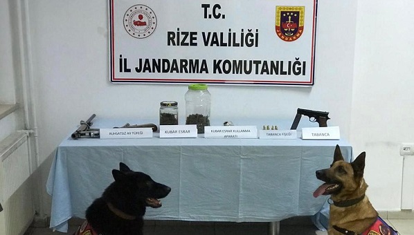 Rize’de Uyuşturucu Operasyonu: 1 Gözaltı