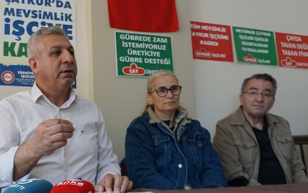 DİSK Gıda-İş Başkanı Aslan :’Beş Yılda Çaykur, 2 Milyar 612 Milyon 400 Bin Lira Zarar Ettirildi’