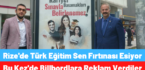 RİZE’ DE TÜRK EĞİTİM SEN FIRTINASI ESİYOR, BU KEZ DE BİLLBORDLARA REKLAM VERDİLER!