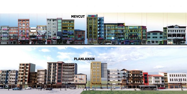 RİZE BELEDİYESİ, ATATÜRK CADDESİ CEPHE İYİLEŞTİRME PROJESİNE BAŞLADI