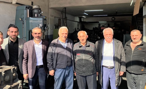 İL BAŞKANI ALİM’İN ESNAFLARINI ZİYARETLERİ DEVAM EDİYOR