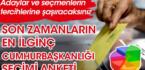 Son zamanların en ilginç Cumhurbaşkanlığı seçimi anketi. Adaylara ve seçmenlerin tercihine şaşıracaksınız