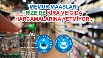 KÖSEOĞLU ”MEMUR MAAŞLARI RİZE’DE KİRA VE GIDA HARCAMALARINA YETMİYOR”
