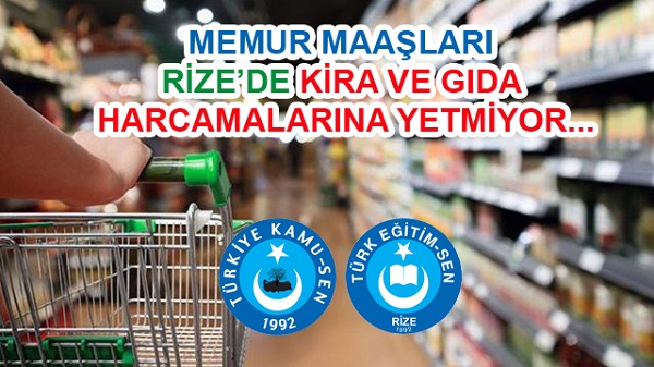 KÖSEOĞLU ”MEMUR MAAŞLARI RİZE’DE KİRA VE GIDA HARCAMALARINA YETMİYOR”