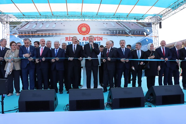 Rize’de Tarihi Açılış Cumhurbaşkanı Erdoğan Tarafından Gerçekleştirildi