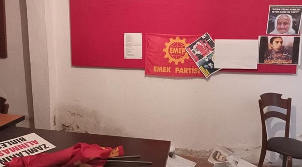 Rize’de EMEP Fındıklı ilçe binasına saldırı