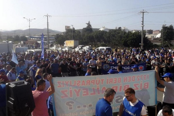 EMEP PARTİSİNDEN AÇIKLAMA: ”TÜPRAŞ İŞÇİLERİYLE DAYANIŞMAYI BÜYÜTELİM”