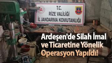 Ardeşen’de Silah İmal ve Ticaretine Yönelik Operasyon Yapıldı