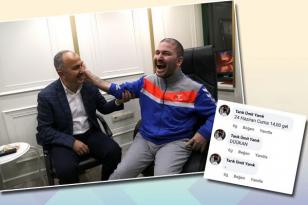 TARIK GÜN VE SAAT VERDİ, BAŞKAN RAHMİ METİN ZİYARETİNE GİTTİ