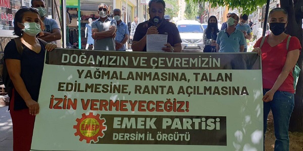 EMEP: Kapitalist talan ve yıkıma karşı yaşamı savunmak için bir gün değil her gün mücadele