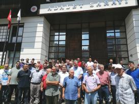 FINDIKLI’DA HES’E KARŞI ÇIKAN YAŞAM ALANI SAVUNUCULARI HAKKINDA AÇILAN DAVANIN İLK DURUŞMASI YAPILDI