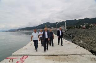 RİZE’DE MİLLET BAHÇESİ ÇALIŞMALARI DEVAM EDİYOR