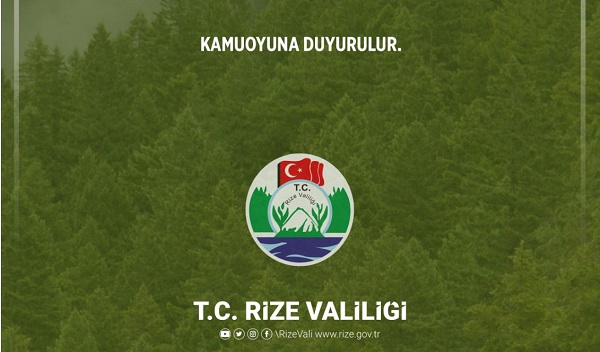 Rize’de ormanlık alanlara giriş-çıkışlar 31.08.2022 tarihine kadar yasaklandı