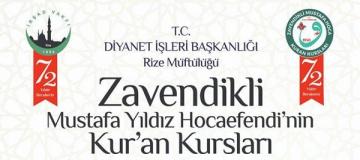 Zavendikli Mustafa Yıldız Hoca Efendi Kur-an Kursları Vekalet Yoluyla Kurban Bağışı Kabul Edecek