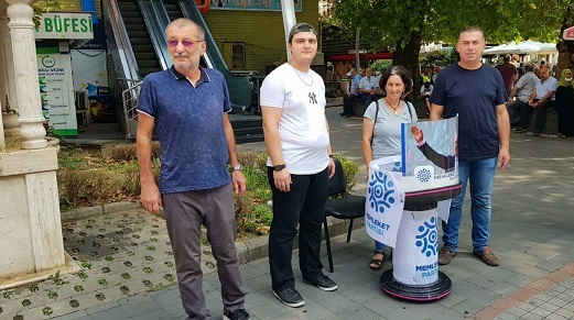 Memleket Partisi Rize’de Üyelik Standı Açtı