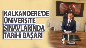 KALKANDERE’DE ÜNİVERSİTE SINAVLARINDA TARİHİ BAŞARI