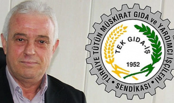Tek Gıda İş Sendikası Genel Merkezinden Ziya Aksoy İçin Taziye mesajı