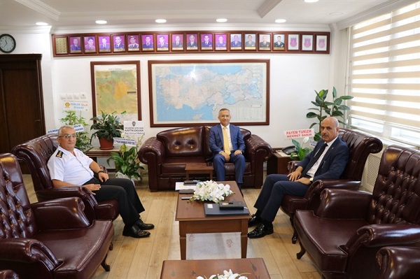 Vali Çeber’den İl Jandarma Komutanı Albay Güngör’e Hayırlı Olsun Ziyareti