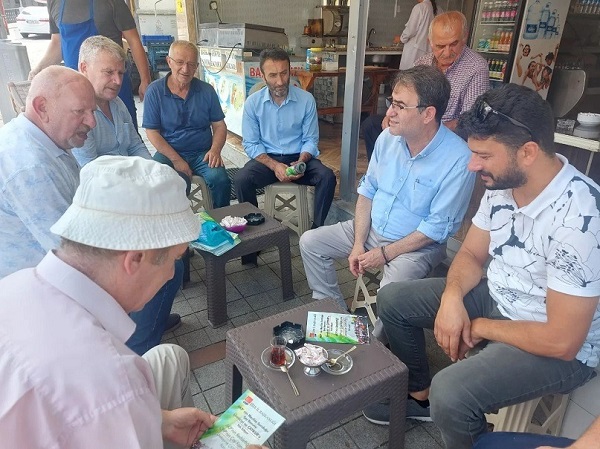 CHP’den Güneysu’da esnaf çıkarması