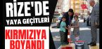 Rize’de Yaya Geçitleri “Yayalara Öncelik Duruşu, Hayata Saygı Duruşu” Sloganıyla Kırmızıya Boyandı