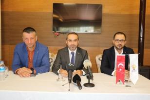 AK Parti Rize İl Başkanı İshak Alim basın mensuplarıyla buluştu