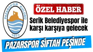 Pazarspor Siftah Peşinde