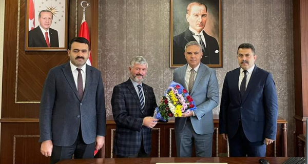 İlçe Müftülüğü Heyeti’nden Kaymakam Mustafa Akın’a Ziyaret