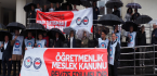 Eğitim-Bir-Sen Rize Şubesi Öğretmenlik Meslek kanununun revize edilmesi için basın açıklaması yaptı