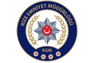 Rize’de Emniyetin Kasım ayı raporu açıklandı! 619 kişi yakalandı